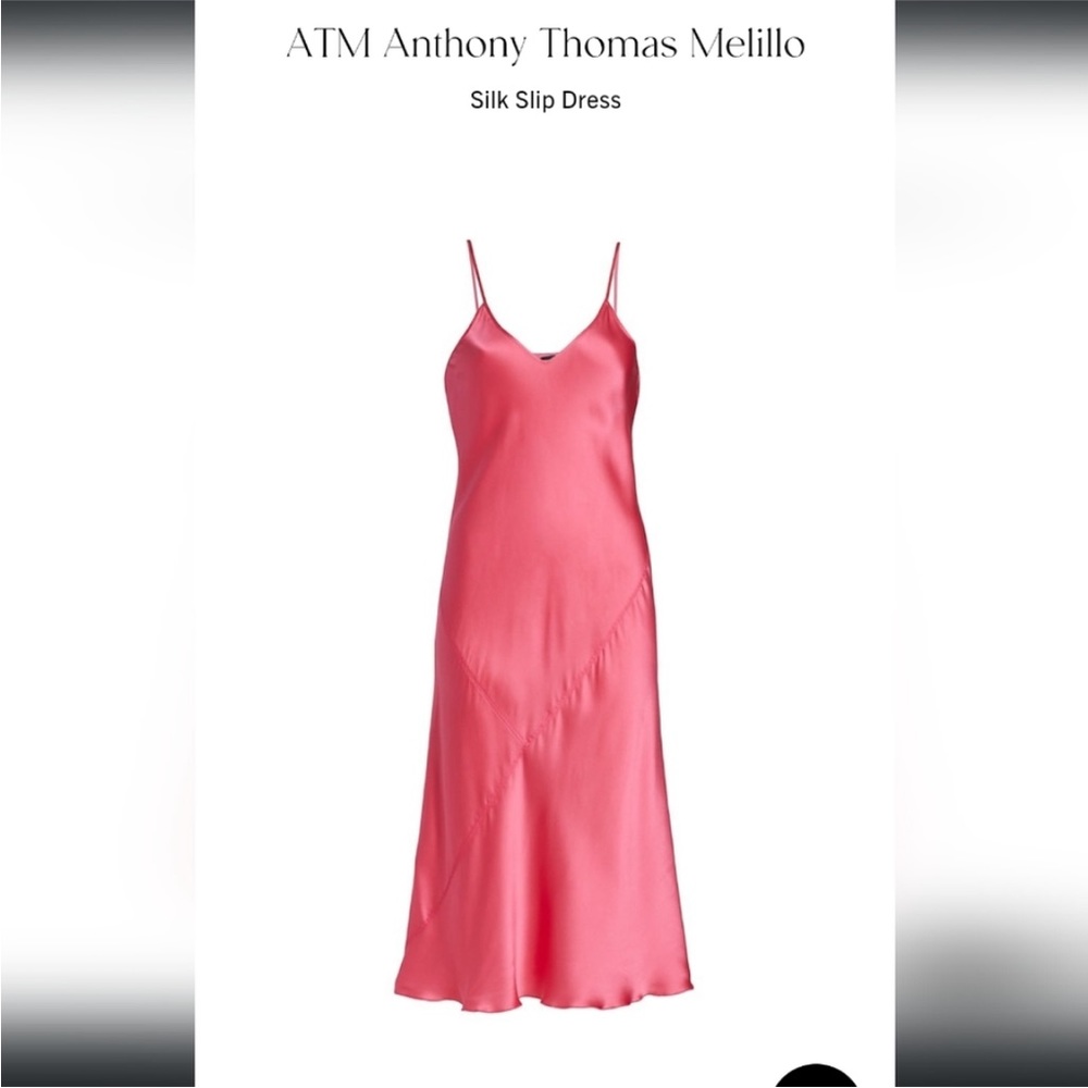 NWOT ATM Silk Slip Dress